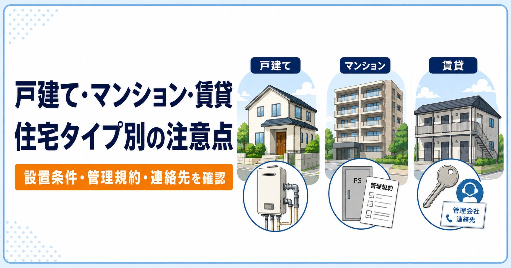 千葉市の戸建て・マンション・賃貸の給湯器交換
